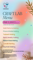 Craft Lab Menu